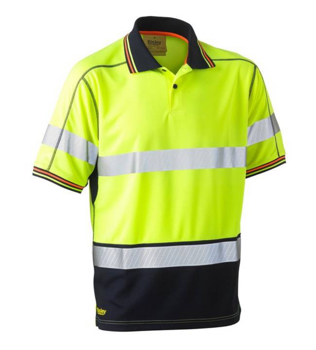 Picture of Bisley, Taped Hi Vis Polyester Mesh Polo